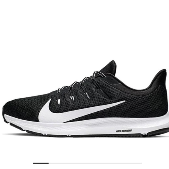 Never worn men’s black and white Nike Quest 2 'Black White' - Picture 2 of 11